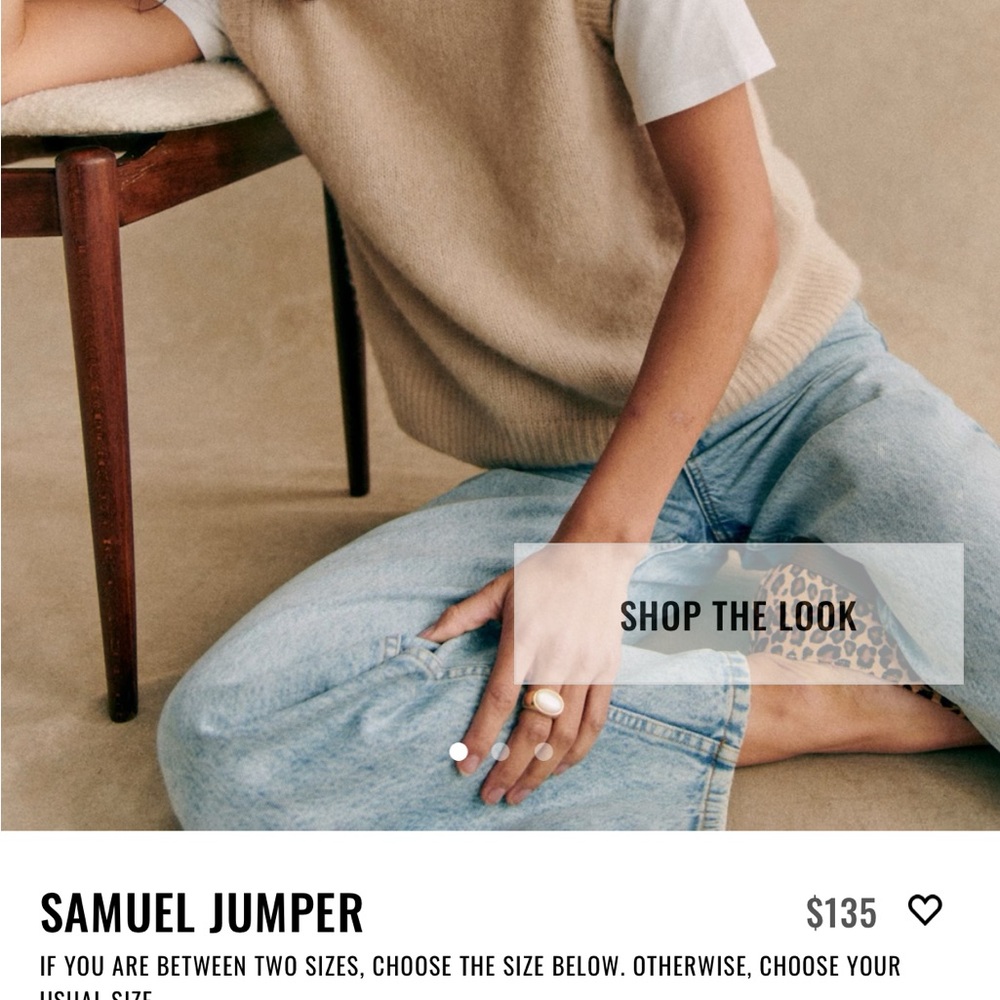 ISO Sezane Samuel jumper size s or xs